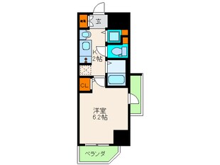 ﾌﾟﾚｻﾝｽ心斎橋ﾙﾃｨｱ（506）の物件間取画像